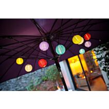 Guirlande solaire de lampions japonais