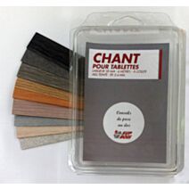 Chant à coller pour tablette coloris chêne gris