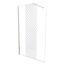 Paroi de douche fixe Taila verre sérigraphie 90cm - ONDEE