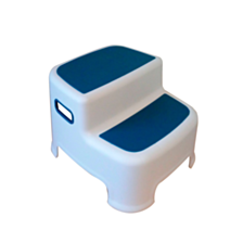 Marche pied double blanc/bleu