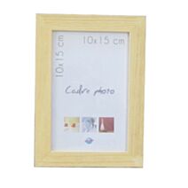 Cadre photo en bois coloré, jaune 24x30cm