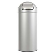 Poubelle vintage 45l gris meta