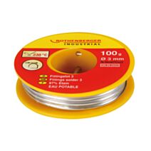 Etain 97% eau potable 3 mm sans ame decapante 100 grs vrac