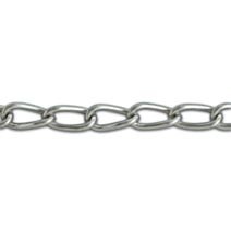Chaine torse d3mm acier zingué