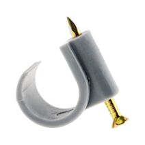 20 attaches plastiques d16 gris - zenitech