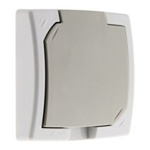 Prise 16a 2p+t encastrable pour exterieur - ip44 - tamaris