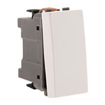 Va et vient 1/2 module - moteur seul - blanc - simplea