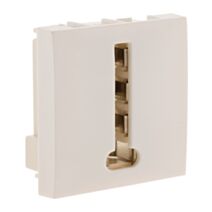 Prise tel. 8 plots - moteur seul - blanc - simplea