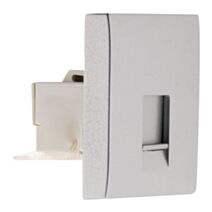 Prise tel. rj 45 cat.5 - moteur seul - silver - simplea