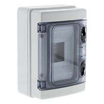 Coffret etanche ip65 4 modules livre avec accessoires - zenitech