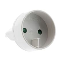 Adaptateur m 6a en f 16a blanc