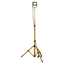 Projecteur led sur trepied 1x 20w jaune pour chantier - ip65 ce