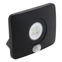 Projecteur led etanche 10w avec detecteur noir