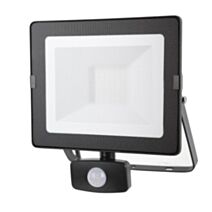 Projecteur slim led 30 w avec détecteur noir