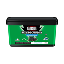 Pat'appât raticide canadien forte infestation 72x10gr - CAUSSADE 