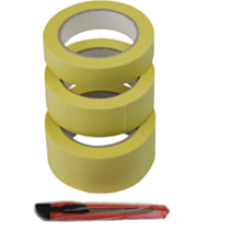 Lot papier cache + cutter