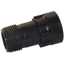 Raccord pvc mâle/femelle 1"