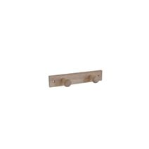Portemanteau 2 patères à fixer Volt Bois Brut 