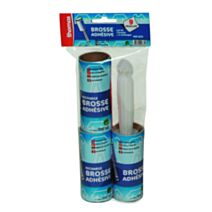 Brosse adhesive 9 f.+ 2 rech.