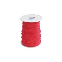 Cordeau tresse nylon rouge 2,5mm