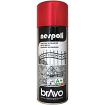 Aérosol peinture professionnelle effet métallisé rouge