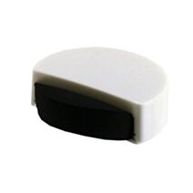 Butée de porte plastique adhésive ø50 H.15mm - VYNEX