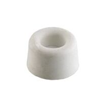 Butoir sol caoutchouc blanc à visser ø25 H.12mm x4 - VYNEX