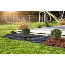 Toile de paillage tissée 2x10m noir 100g/m² rlx