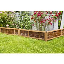 Bordure décorative osier ac encadrement 100x36cm