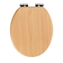 Abattant hêtre naturel mdf