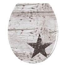 Abattant star duroplast