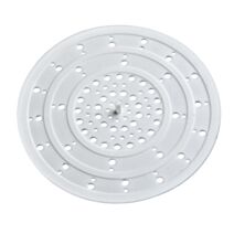 Tamis d'évier silicone blanc