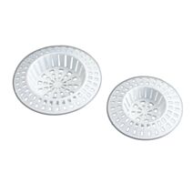 Tamis d'évier blanc 2 gm / 2 pm