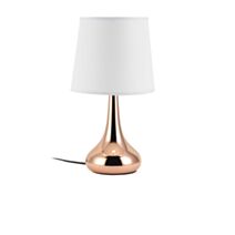 Lampe romy cuivre d17 h33
