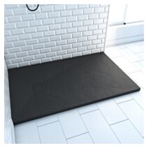 Receveur stone 2 noir 90x140cm