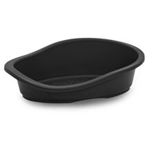 Corbeille plastique t95 gris foncé