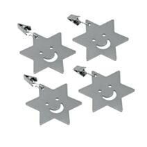 4 pendeloques nappe inox