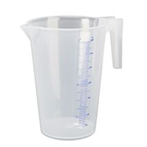 Broc verseur gradué, pp, 3 l, translucide-graduation ml/%