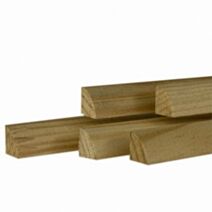 Lot de 5 quart de rond pin 14 mm