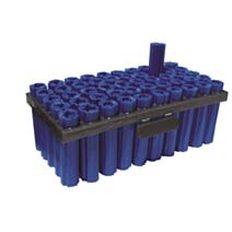 50 Chevilles Grille Matériaux Pleins Ø8x35mm Bleu - RED HEAD