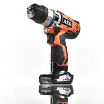 perceuse percussion 12 volts, 2 vitesses, 2 batteries 4,0ah li-ion - AEG