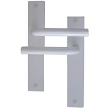 Poignées de porte bec de cane blanc - MR BRICOLAGE