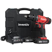 Perceuse à percussion 18V Batterie 2x2Ah + mallette - INVENTIV