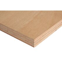 Panneau de bois contreplaqué Okoumé Marine 250x122x1,5cm