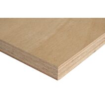 Panneau de bois contreplaqué Okoumé CTBX 250x122x1,5cm