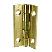 Lot de 2 charnières rectangulaires simples feuilles pour porte à visser 