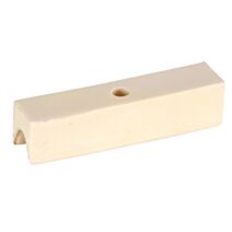 Patin pour rail à clouer SURFI L38mm x l.8mm plastique blanc