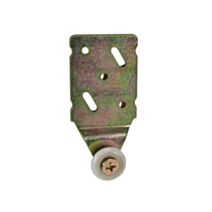 Monture 2 galets pour rail Nova1 et Nova2 acier et plastique blanc