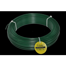 Fil de tension plastifié vert en 100m - diam: 2.75 mm - FILIAC