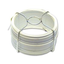 Fil plastifié blanc ∅ 1,4 mm L.30 m - CHAPUIS